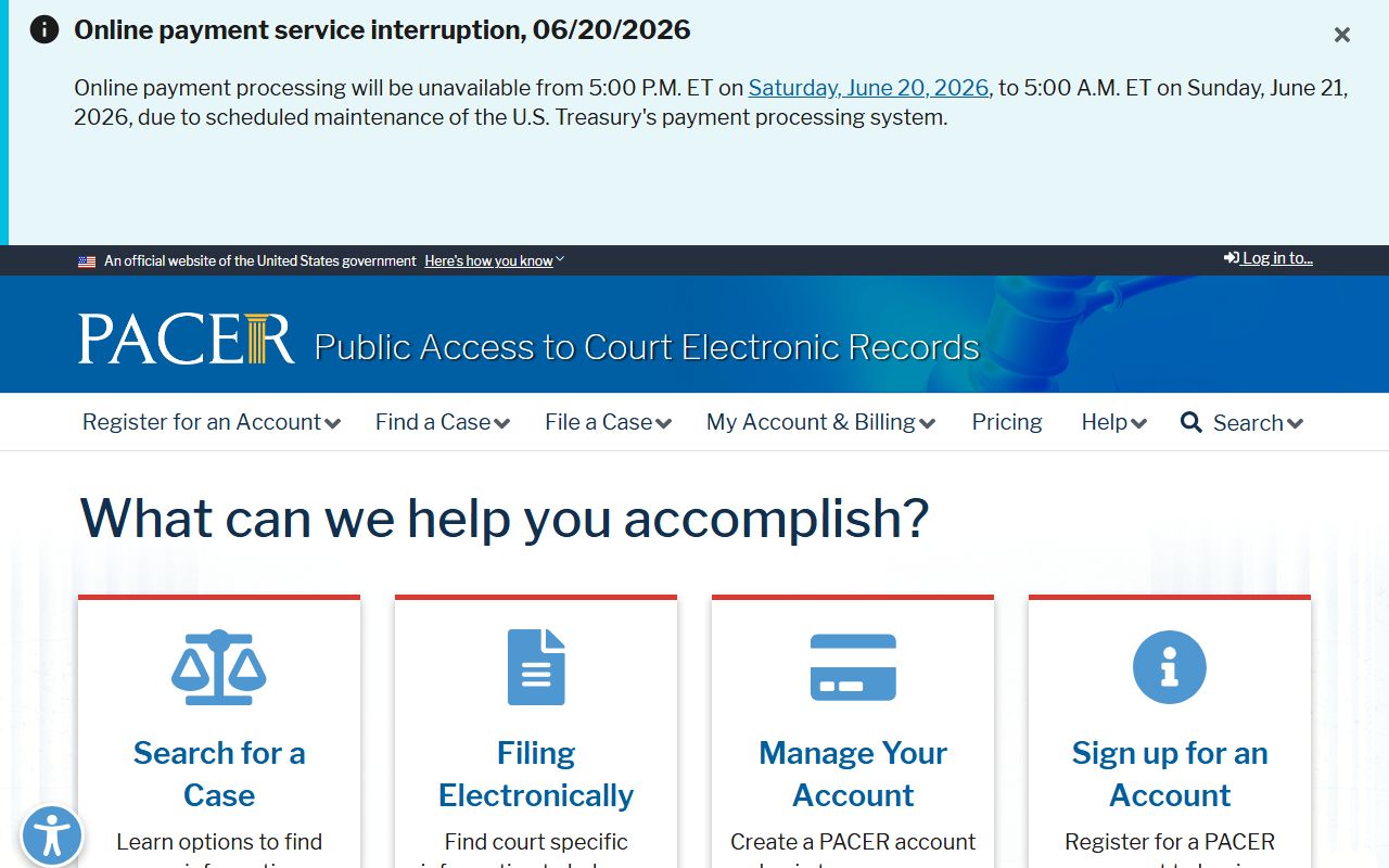 Columbus County District Court records compared with PACER federal case access