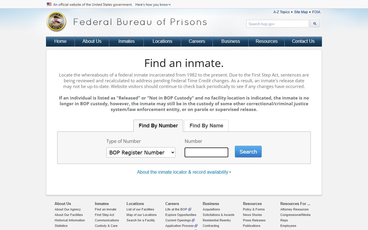 Columbus County inmate search federal inmate locator