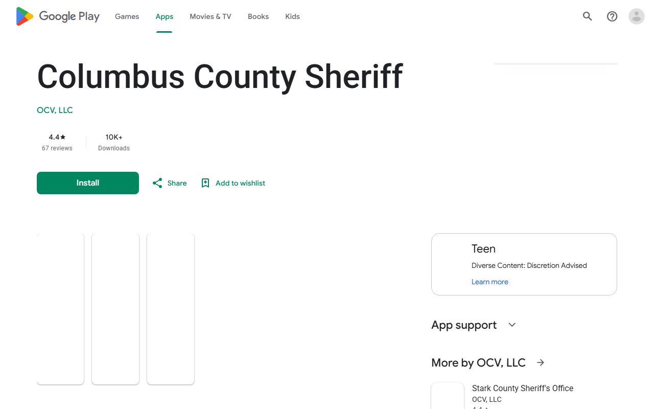 Columbus County warrant search sheriff app Google Play